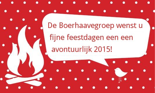 De Boerhaavegroep wenst u fijne feestdagen en een avontuurlijk 2015 border=